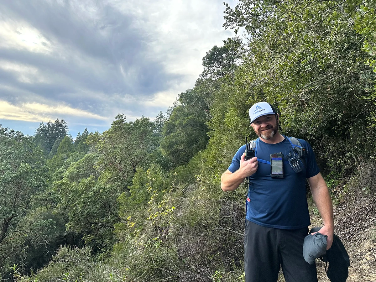 HearClear PTT radios in the field